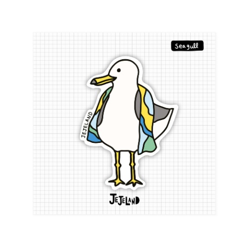 [JEJELAND]제제랜드 서핑 스티커[Sea Gull]
